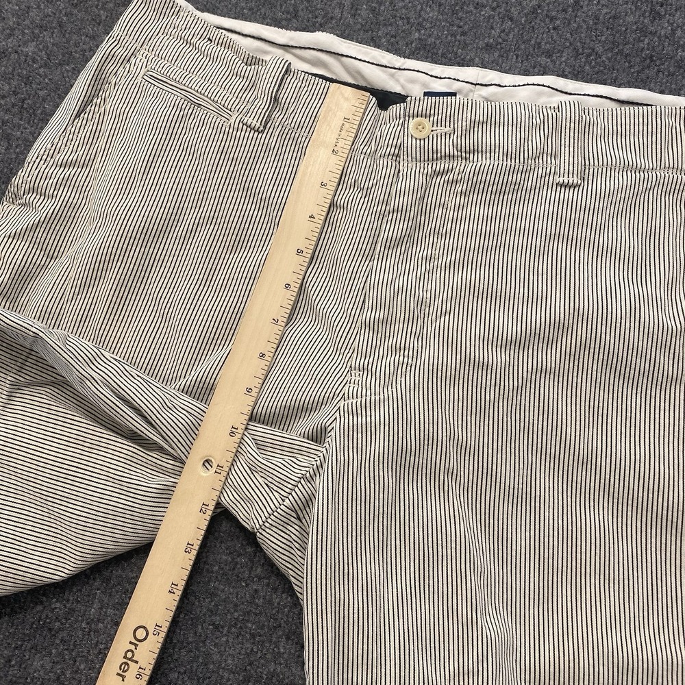 Vintage Y2K Polo Ralph Lauren Vertical Striped Baggy Loose Fit Shorts Mens Sz 38 - Picture 9 of 13